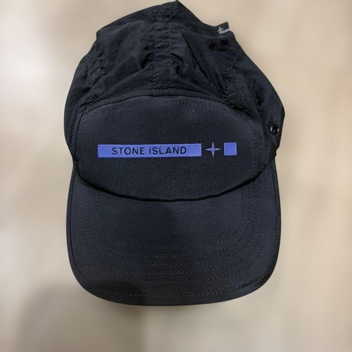 Stone island black cap - island,