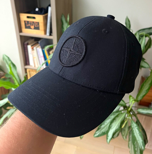 Stone island black baseball - island,