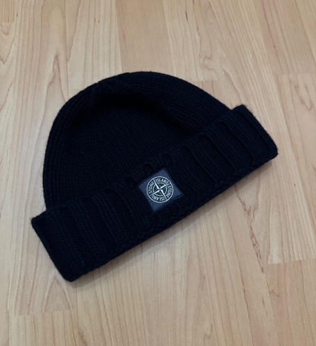 Stone island hat ribebed 100 - island,