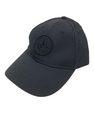 STONE ISLAND COTTON LOGO CAP